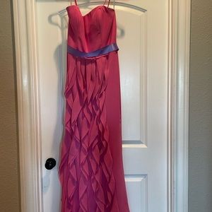 pink bridesmaids dress- worn once.